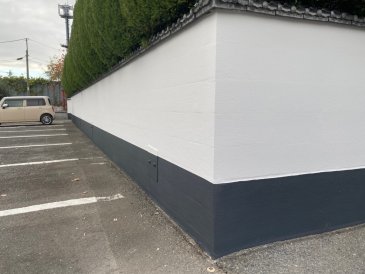 塀塗装完了