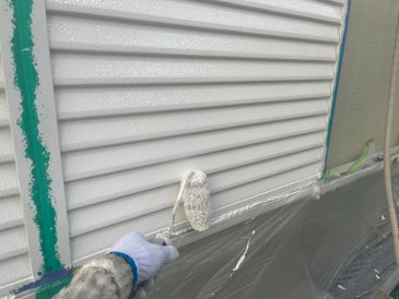 2021/1/27　雨戸塗装作業２回目