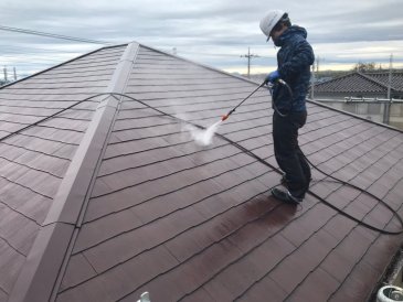 2021/4/5　屋根高圧洗浄