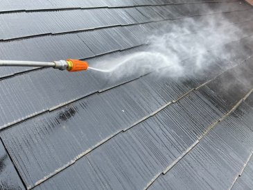 2021/3/8　屋根高圧洗浄