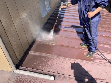 2021/4/20　屋根高圧洗浄