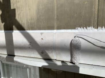 2021/11/8　モール板塗装作業１回目