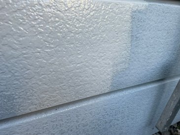 2022/1/13　車庫外壁下塗り作業