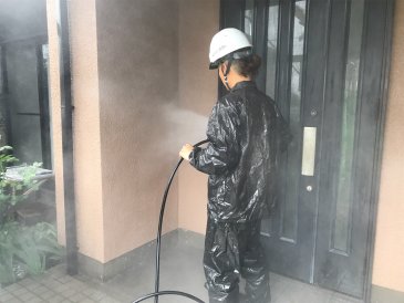 2022/5/27　外壁高圧洗浄