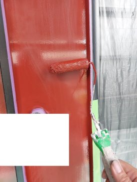 2022/8/12_ドア 塗装作業2回目