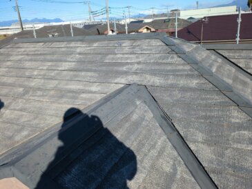 屋根 高圧洗浄 施工前
